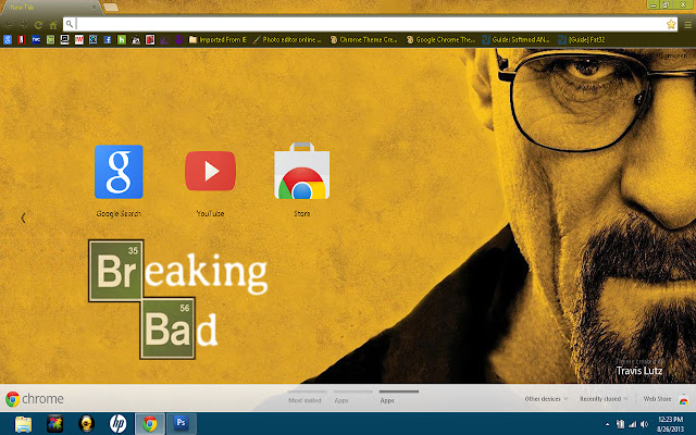 Breaking Bad Theme  from Chrome web store to be run with OffiDocs Chromium online