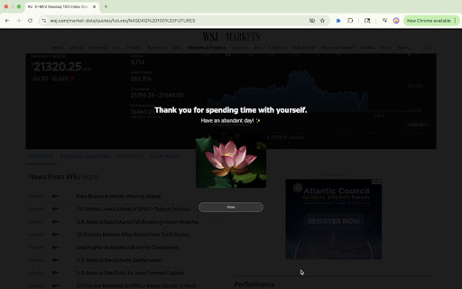 Break Now Simple Meditation Timer to relieve work stress  from Chrome web store to be run with OffiDocs Chromium online