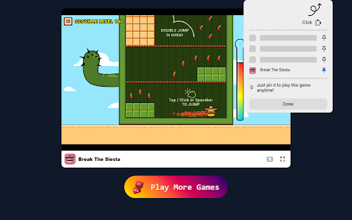 Break The Siesta Game Stay Awake and Conquer Challenging Levels!  from Chrome web store to be run with OffiDocs Chromium online