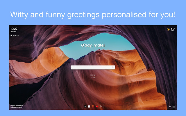 Breathe New Tab Experience  from Chrome web store to be run with OffiDocs Chromium online