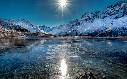 Breathtaking shot of a beautiful frozen lake  from Chrome web store to be run with OffiDocs Chromium online