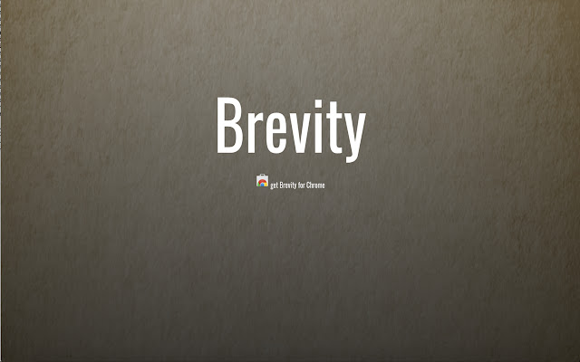 Brevity  from Chrome web store to be run with OffiDocs Chromium online
