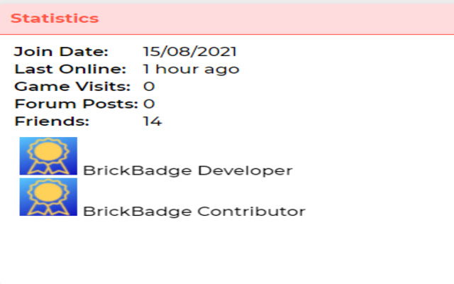 BrickBadges  from Chrome web store to be run with OffiDocs Chromium online