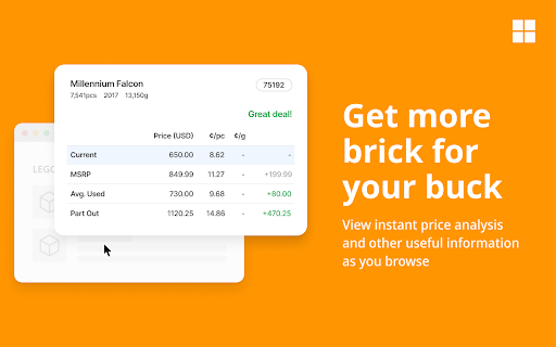 BrickSense Grow Your Collection  from Chrome web store to be run with OffiDocs Chromium online