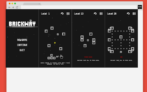 Brickway Game  from Chrome web store to be run with OffiDocs Chromium online
