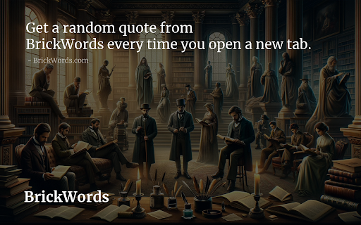 BrickWords Quotes  from Chrome web store to be run with OffiDocs Chromium online