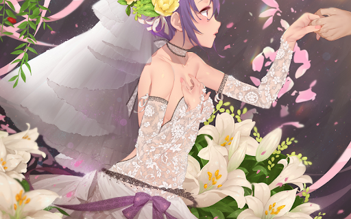 Bridal Elegance Amongst Lilies  from Chrome web store to be run with OffiDocs Chromium online