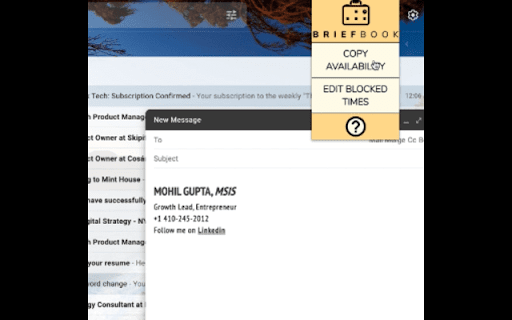 Briefbook  from Chrome web store to be run with OffiDocs Chromium online