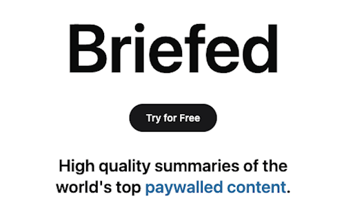 Briefed Summaries of Exclusive Content  from Chrome web store to be run with OffiDocs Chromium online