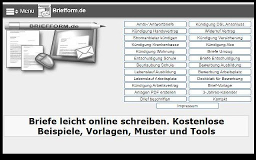 Briefe schreiben  beschriften  from Chrome web store to be run with OffiDocs Chromium online