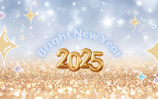 Bright New Year  from Chrome web store to be run with OffiDocs Chromium online