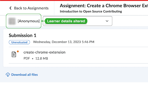 Brightspace Debias  from Chrome web store to be run with OffiDocs Chromium online