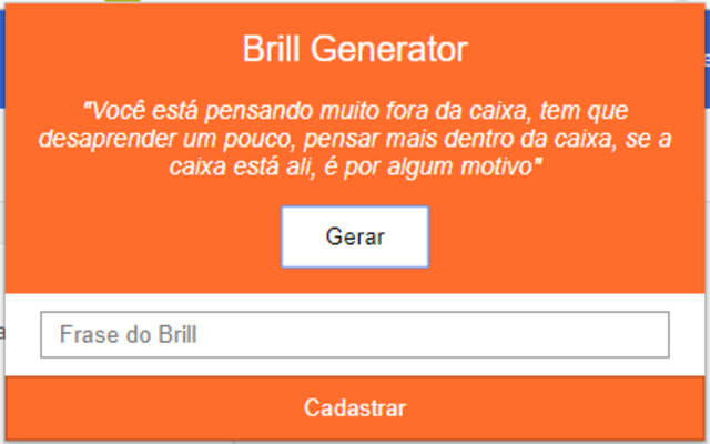 Brill Generator  from Chrome web store to be run with OffiDocs Chromium online