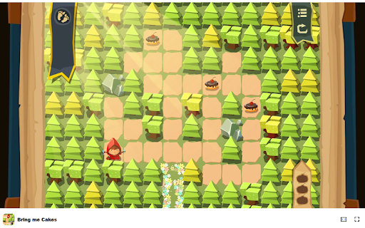 Bring me Cakes Navigate puzzles to deliver cakes to Granny!  from Chrome web store to be run with OffiDocs Chromium online