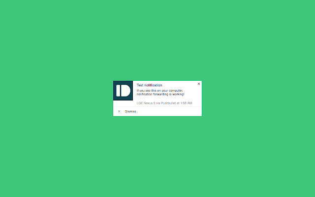 Bring Pushbullet Notifications Back to Chrome  from Chrome web store to be run with OffiDocs Chromium online