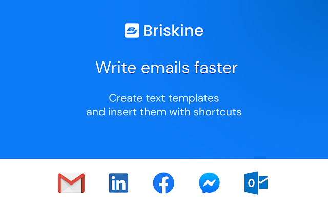 Briskine: Email templates for Gmail  from Chrome web store to be run with OffiDocs Chromium online