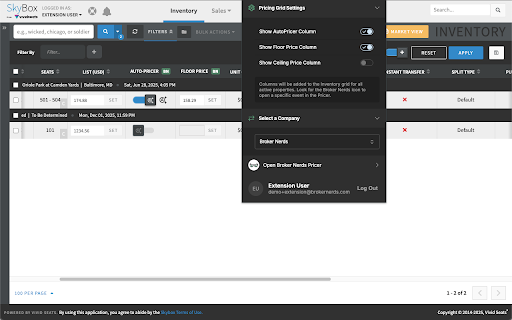 Broker Nerds  from Chrome web store to be run with OffiDocs Chromium online