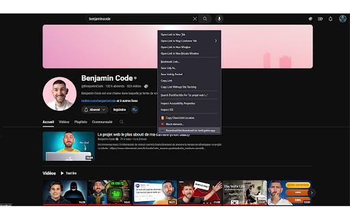 Broll Youtube Thumbnail  from Chrome web store to be run with OffiDocs Chromium online