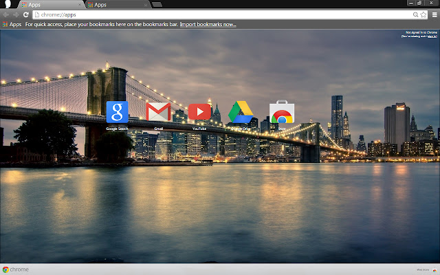 Brooklyn Bridge City Lights Full HD Axlg  from Chrome web store to be run with OffiDocs Chromium online
