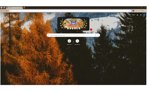 Brown and Green Leaf Trees With Snow covered  from Chrome web store to be run with OffiDocs Chromium online