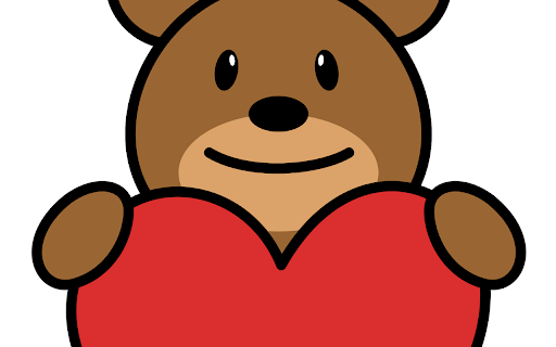 Brown bear holding a heart from Chrome web store to be run with OffiDocs Chromium online Brown bear holding a heart from Chrome web store to be run with OffiDocs Chromium online