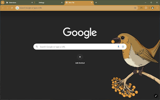 Brown bird  from Chrome web store to be run with OffiDocs Chromium online