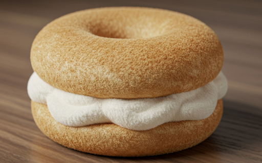 Brown donut  from Chrome web store to be run with OffiDocs Chromium online
