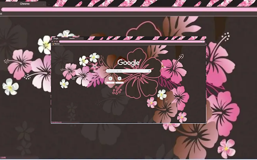 brown hibiscus pink gal  from Chrome web store to be run with OffiDocs Chromium online