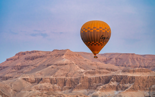 Brown hot air balloon  from Chrome web store to be run with OffiDocs Chromium online