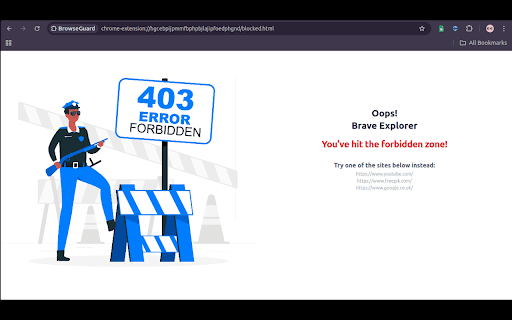 BrowseGuard  from Chrome web store to be run with OffiDocs Chromium online