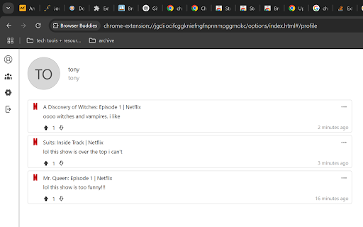Browser Buddies  from Chrome web store to be run with OffiDocs Chromium online