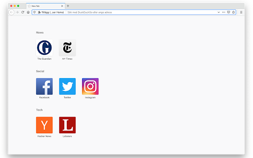 Browser Home  from Chrome web store to be run with OffiDocs Chromium online