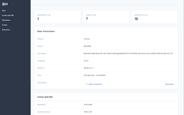 Browsermeta  from Chrome web store to be run with OffiDocs Chromium online