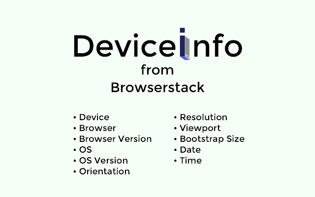 Browserstack Device Info  from Chrome web store to be run with OffiDocs Chromium online