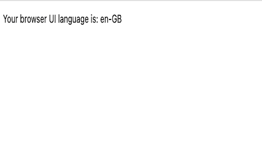 Browser UI Language Detector  from Chrome web store to be run with OffiDocs Chromium online
