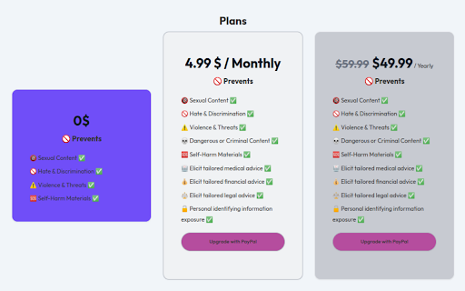 Browse Safe AI  from Chrome web store to be run with OffiDocs Chromium online