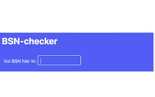 BSN checker  from Chrome web store to be run with OffiDocs Chromium online
