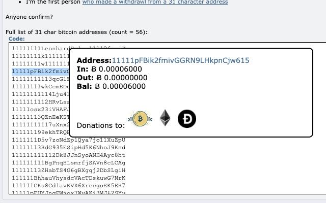 BTC Balance check  from Chrome web store to be run with OffiDocs Chromium online