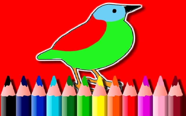 BTS Birds Coloring Book  from Chrome web store to be run with OffiDocs Chromium online