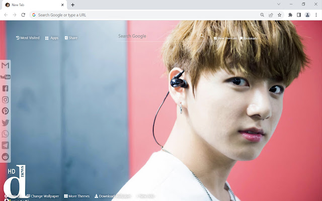 BTS JungKook Wallpaper  from Chrome web store to be run with OffiDocs Chromium online