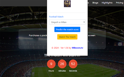 bt sport live football  from Chrome web store to be run with OffiDocs Chromium online