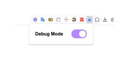 Bubble.io Debug Mode  from Chrome web store to be run with OffiDocs Chromium online