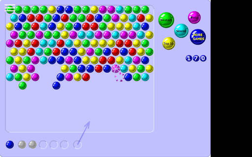 Bubble Shoooter for Chrome  from Chrome web store to be run with OffiDocs Chromium online