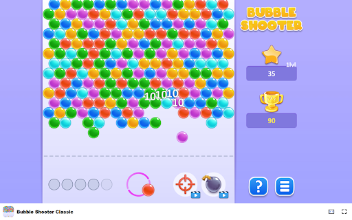 Bubble Shooter Classic Pop all the bubbles in this timeless classic!  from Chrome web store to be run with OffiDocs Chromium online