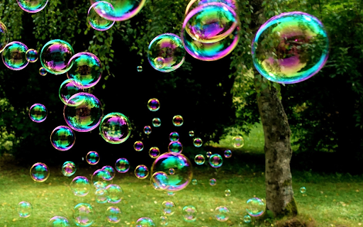 Bubbles in the woods  from Chrome web store to be run with OffiDocs Chromium online