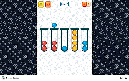 Bubble Sorting Game Sort bubbles by color and test your logic!  from Chrome web store to be run with OffiDocs Chromium online