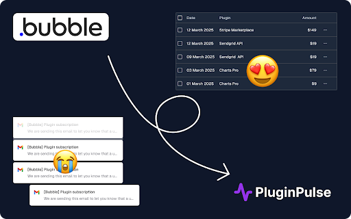 Bubble Transactions Importer  from Chrome web store to be run with OffiDocs Chromium online