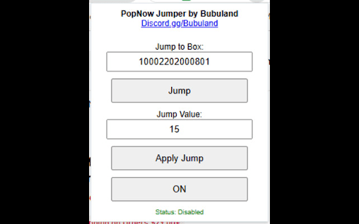 Bubuland PopNow Jumper  from Chrome web store to be run with OffiDocs Chromium online