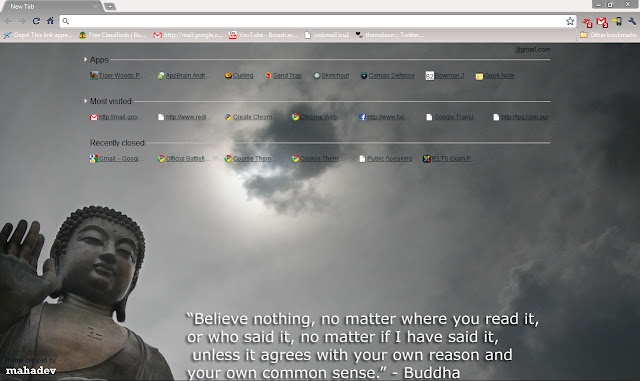 Buddha  from Chrome web store to be run with OffiDocs Chromium online