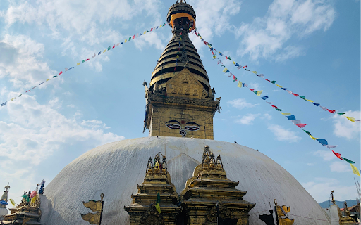 Buddha Temple against Blue Sky  from Chrome web store to be run with OffiDocs Chromium online